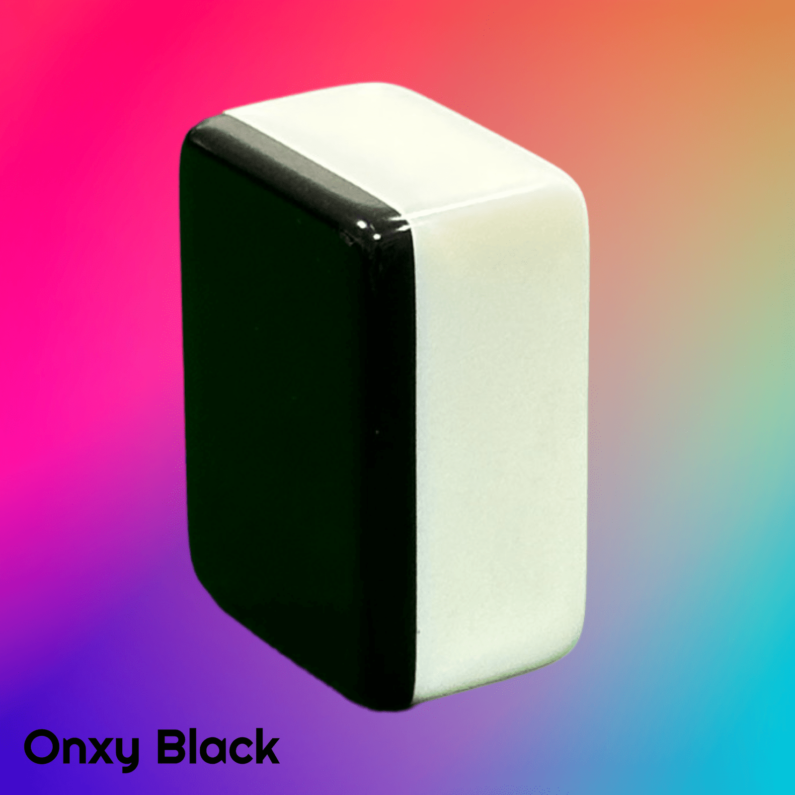 Onxy Black automatic mahjong tiles with a sleek and modern design